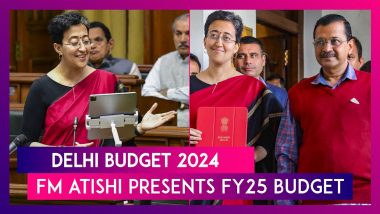 Delhi Budget 2024: Finance Minister Atishi Presents FY25 Budget, Announces Rs 1,000 Per Month To All Women Aged 18 Years & Above